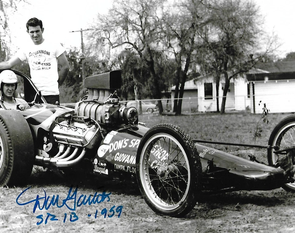 Foto firmada automáticamente por Don Garlits 8x10 carreras de arrastre leyenda de la NHRA rara certificado de autenticidad ¡MIRA! Foto 1 de 1