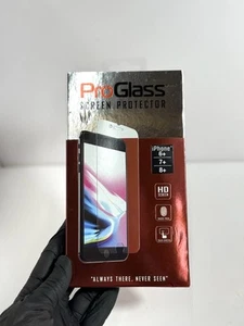 ProGlass HD Tempered Glass Screen Protector for iPhone 6 Plus 7 Plus 8 Plus - Picture 1 of 2
