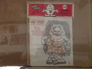 Me Jane You Tarzan Sweatshirt T-shirt iron on transfer for Tee vintage #3236 - Picture 1 of 1