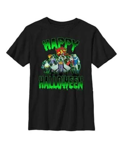 $17 Fifth Sun Dc Comics Villains 'Happy Halloween' Crewneck Tee Size YXS NWOT - Picture 1 of 1