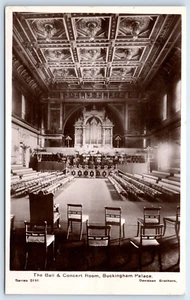 Postcard London England Buckingham Palace Ball & Concert Room RPPC - Picture 1 of 2