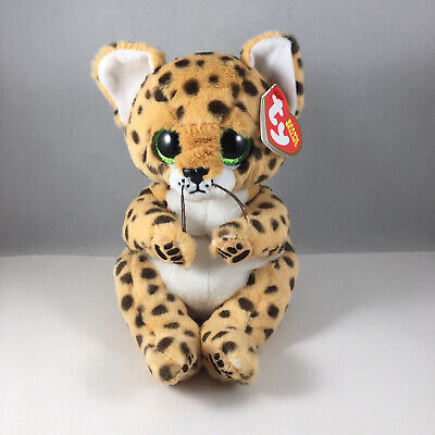 Ty Beanie Baby (Beanie Bellies) - LLOYD The Tan Leopard (6 Inch) Plush Toy MWMTs • 10.95$
