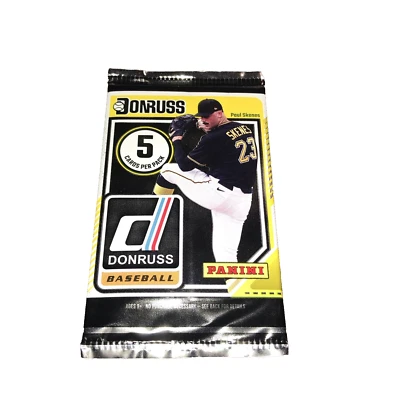 Paquete de béisbol Panini Donruss 2024 - 5 tarjetas - sellado de fábrica - ¡¡Envío gratuito!!! Foto 1 de 4