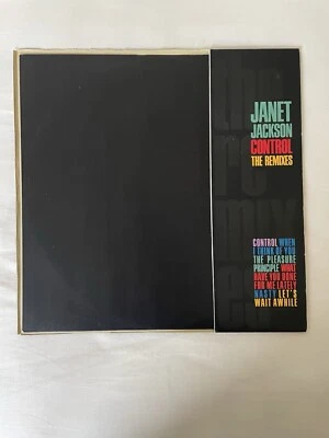 JANET JACKSON Control The Remixes 1987 UK vinyl LP  INNER A&M Nasty record  - Image 1 of 4