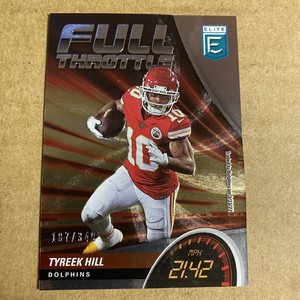 2022 Elite Full Throttle Tyreek Hill 187/349 Br1
