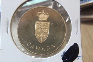 1/2 DOLLAR GRÖSSE 1967 KANADA HUNDERTJÄHRIGE MEDAILLE - Bild 1 von 2