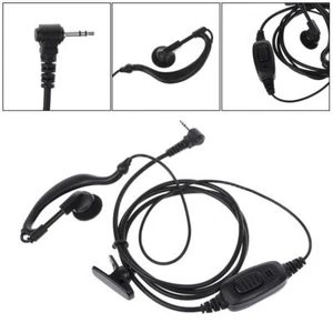 Earphone Earpiece PTT MIC G Shaped for Motorola T6200 TKLR T3 Radio - Zdjęcie 1 z 7