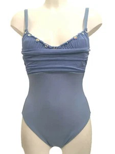 Baby Blue Jewel Swimsuit 10 for C cups Swimming Costume Bathing suit Foam cups - Picture 1 of 8