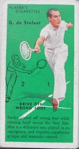 Single: No.29 G DE STEFANI, BACKHAND DRIVE - TENNIS John Player 1936 - Bild 1 von 1