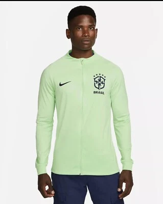 Brazil Strike Nike Dri-Fit Soccer Track Jacket Green Medium - Image 1 of 3