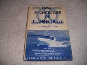 Naval Architecture of Planing Hulls Lindsay Lord hc/dj boat ship building - Imagen 1 de 4