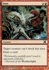 4 Stun - LP - 10th Edition - mtg - x4 4x