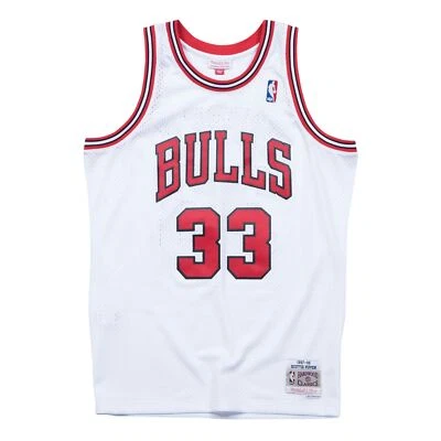 Camiseta para hombre Mitchell & Ness NBA Home Swingman Chicago Bulls 97-98 Scottie Pippen Foto 1 de 3