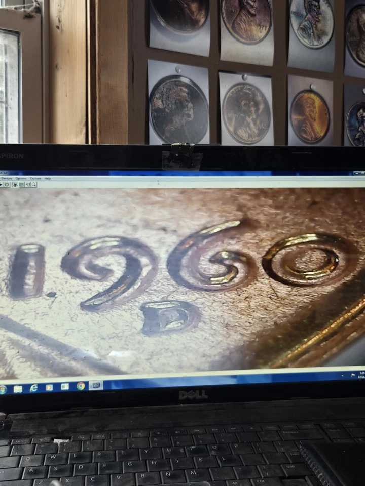 1960 With Nice Obverse Strike Through And RPM!! - Image 1 of 4