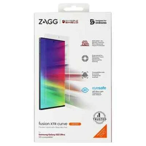 ZAGG InvisibleShield Fusion XTR Curve Screen Protector for Galaxy S22 Ultra - Picture 1 of 2