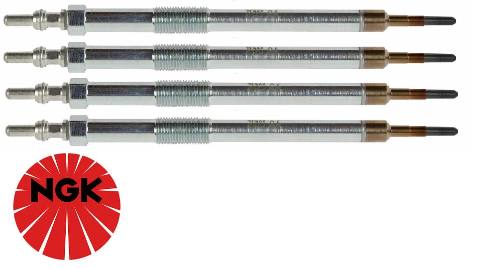 SET OF 6 NGK GLOW PLUGS FOR NISSAN PATHFINDER R51 V9X TURBO DIESEL 3.0L V6 - Image 1 of 1