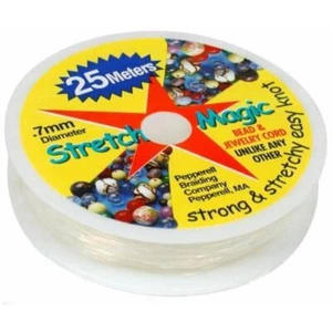 Clear Stretch Magic .7mm Width Stretchy Cord -25 Meters - Picture 1 of 1
