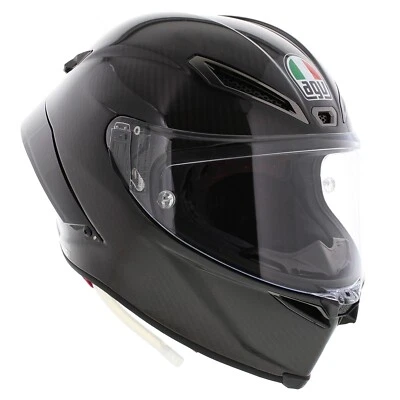 AGV Pista GP-RR Gloss Carbon Black Motorcycle Helmet Extra VISOR! ECE DOT 22.06 - Image 1 of 4