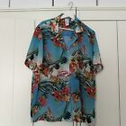 Collusion Men’s Hawaiian Style Shirt Short Sleeve Size M Oversized Holiday 