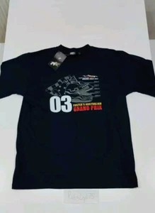 Official 2003 Foster's Australian F1 Grand Prix Medium Navy T-shirt. NWT. - Picture 1 of 7