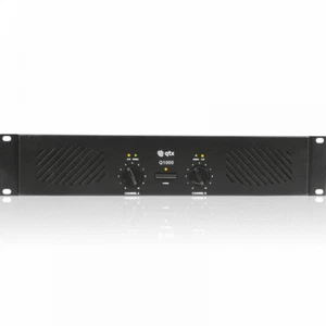 QTX Q1000 Professional 1000W Stereo PA DJ Power Amplifier 500w+500w Amp - Picture 1 of 5