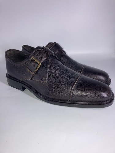 NIKE Mocassino con cinturino Cole Haan Monk marrone splendido uomo 10 5 in pelle