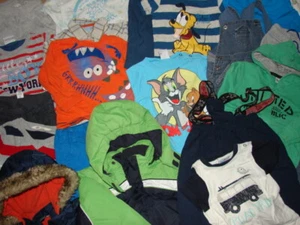 XXL Paket Jungen Gr.86-92 3xWinterjacke-Latzhose-Pulli-Tshirt "25" - Bild 1 von 9