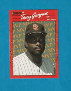 1990 Donruss Baseball BONUS MVP's # BC-4 Tony Gwynn SAN DIEGO PADRES