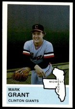 1982 Fritsch Clinton Giants Mark Grant Clinton Giants #23