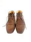 Hawes And Curtis 6552 Mens Preloved Leather Brown Chukka Ankle Boots Size 9.5
