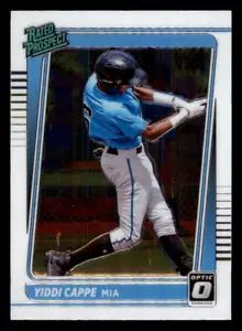 2021 Donruss Optic Rated Prospects #3 Yiddi Cappe - Picture 1 of 2