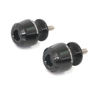 Black M8 Rear Swingarm Spools ATOM For GSX-S750 GSX-S1000 F 18 19 20 21 22 23 - Picture 1 of 6