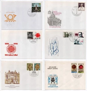 1989 - 1990 Germany Various First Day Covers & Souvenir Covers (Six) - Picture 1 of 2