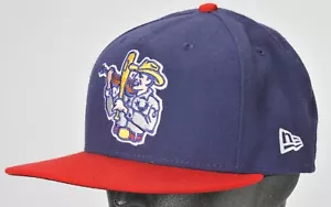 Raro cappello MiLB rotondo Rock Express sale da ballo nuova epoca aderente taglia 7 5/8 made USA - Foto 1 di 10