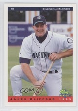 1993 Classic Best Bellingham Mariners James Clifford #9