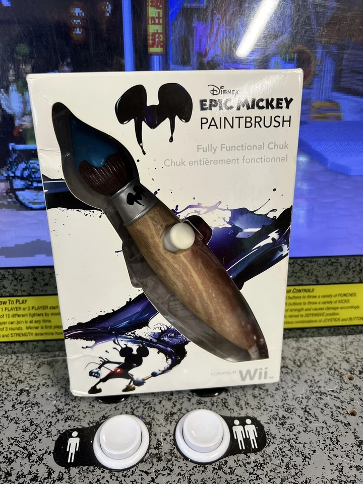 Nintendo Wii PDP Disney Epic Mickey Paintbrush Chuk Controller BRAND NEW SEALED - Image 1 of 4