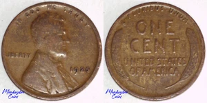 1925 Lincoln Wheat Cent - Improper Alloy Mix Wood Grain Woody - Rare Error Coin - Picture 1 of 4