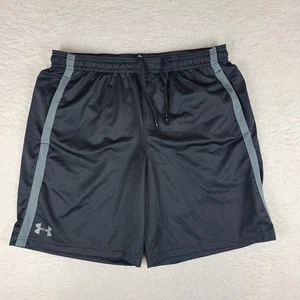 Under Armour Shorts Mens XL Black Loose Heatgear Running Basketball NWT NEW - Picture 1 of 12