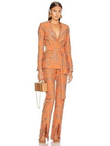 $495 ALEXIS Malda Jacket orange grey XS NWOT - Picture 1 of 5