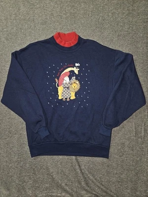 Sudadera Vintage Morning Sun Top Stitch Mujer Apliques Grandes Años 90 Hecha en EE. UU. Foto 1 de 4