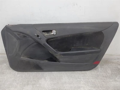 Panel de moldura de puerta de pasajero Hyundai Genesis 2011-2012 cupé - tela negra *sucio* Foto 1 de 4