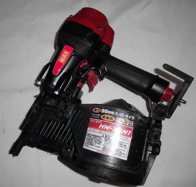 MAX 90mm High Pressure Nailer HN-90N1 High Pressure 90mm Air Tool Used Japan - Image 1 of 4