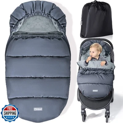 Orzbow Universal Stroller Footmuff, Winter Baby Stroller Bunting Bag, Warm Co - Image 1 of 4