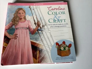 American Girl 2012 Historical Girl Caroline Art To Color & Craft Book Foil Flock - Picture 1 of 13