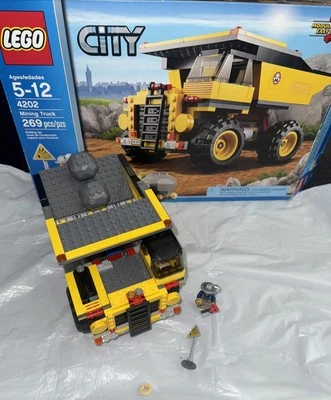 LEGO CITY: Mining Truck (4202) - Incomplete Missing Tire & Rim  *Read* - Image 1 of 4