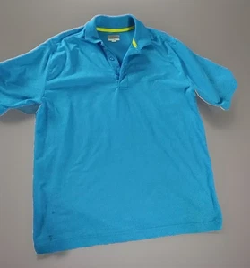 Blue Polo Zorrel Mens l Polo Shirt Size S Bblue pullover guc - Picture 1 of 4