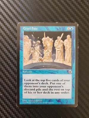 Cruel Fate - Portal - MTG Magic - Damaged  - Image 1 of 2