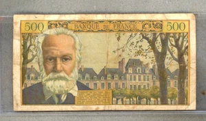 FRANCIA ~ 1958 ~ BILLETE DE 500 FRANCOS ~ F - Imagen 1 de 2