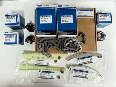 1L2Z-6L253-AA Timing Chain Kit Combo For 2000 2010 OEM  Ford F-150 4.6L V8 USa - Image 1 of 4