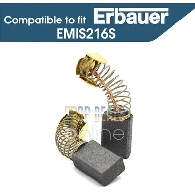 Erbauer EMIS216S Carbon Brushes for 216mm Double-Bevel Sliding Mitre Saw - Image 1 of 2
